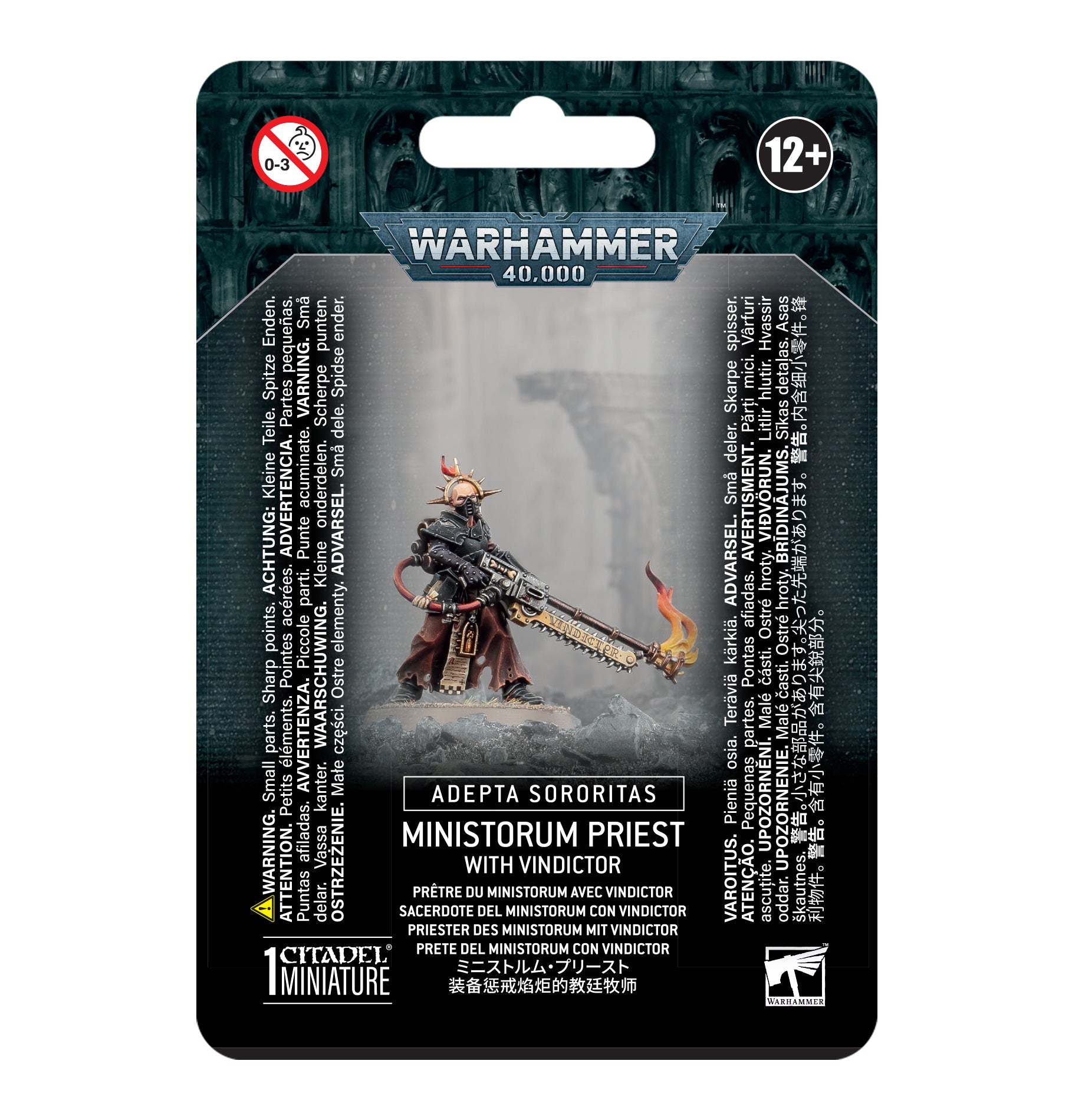 Adepta Sororitas: Ministorum Priest with Vindictor - Brazos Valley Hobby & Games