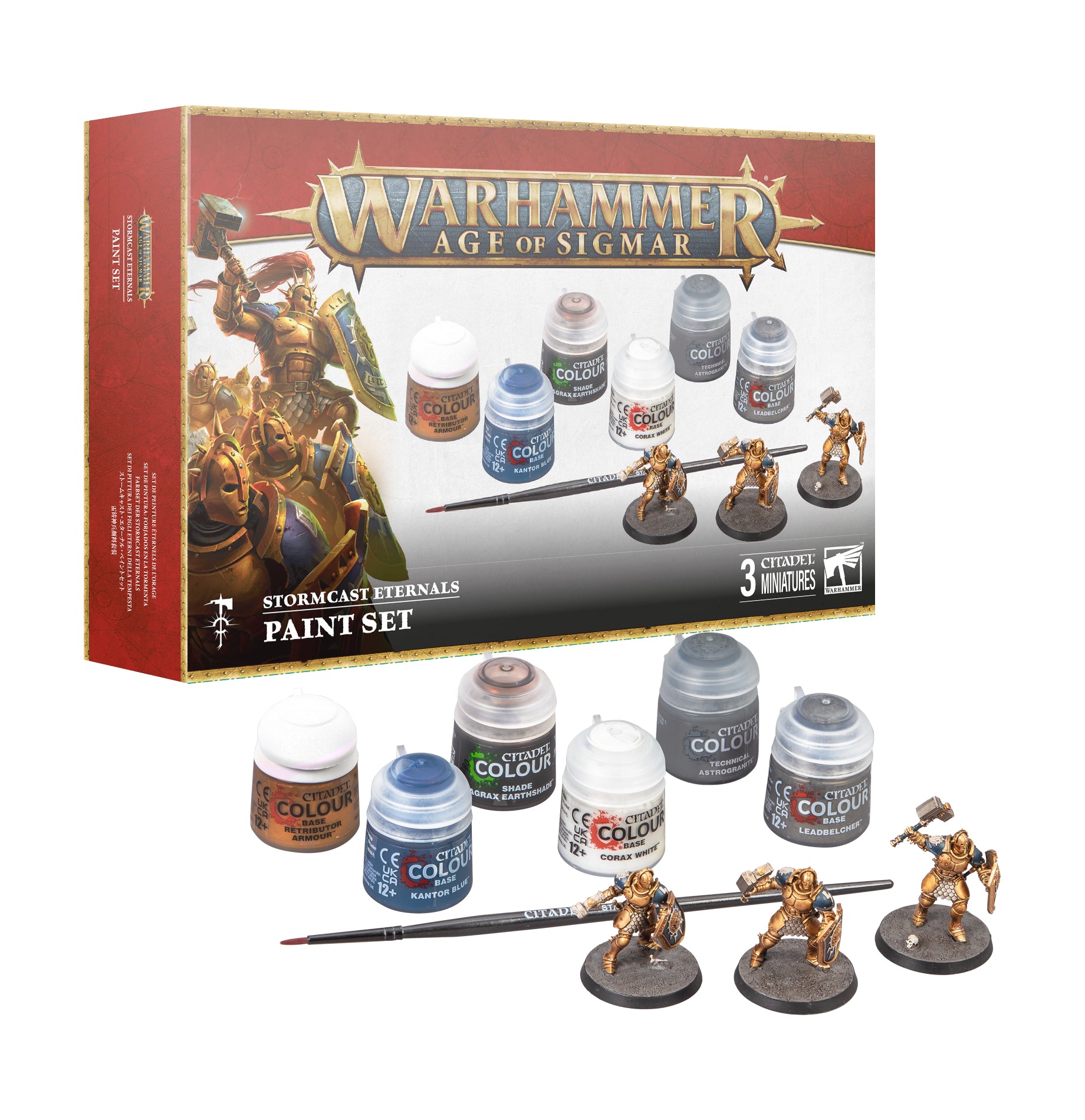 Age of Sigmar: Stormcast Eternals Paint Set - Brazos Valley Hobby & Games
