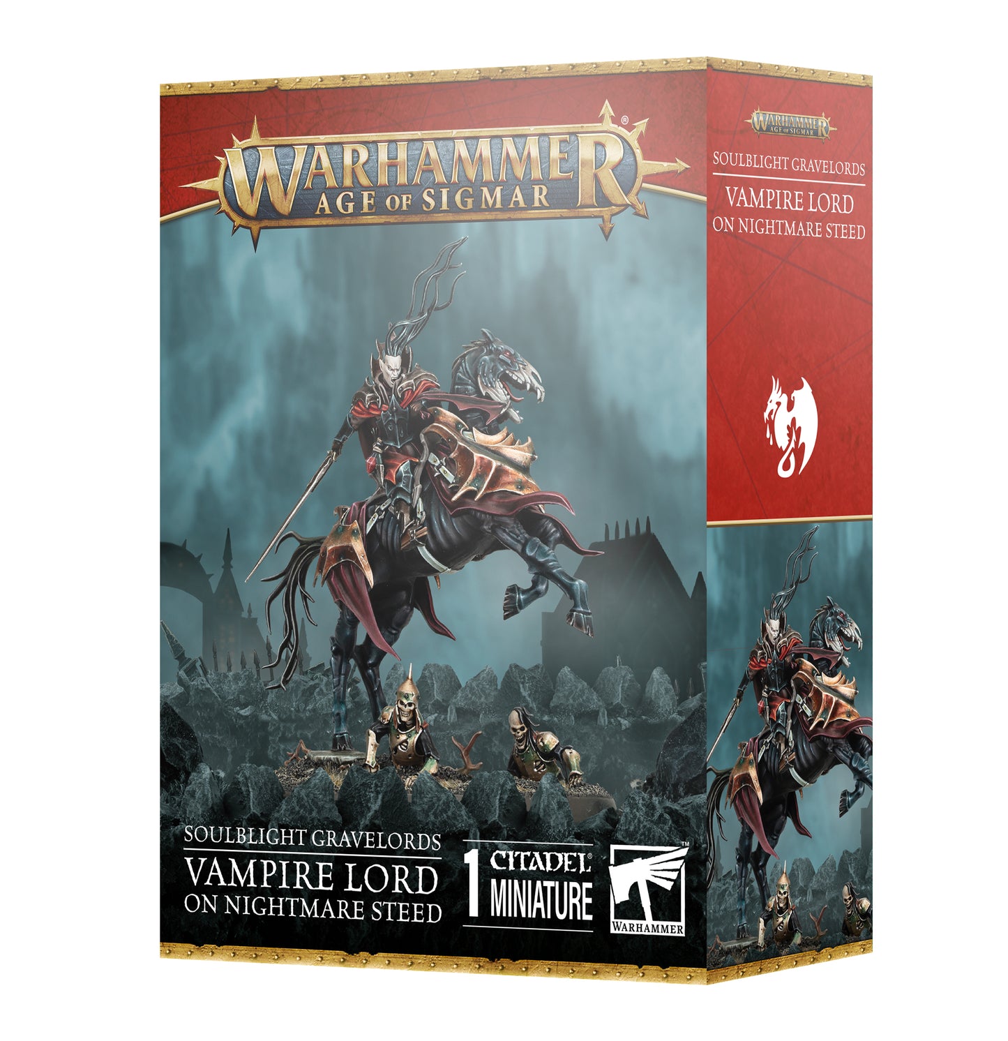Soulblight Gravelords: Vampire Lord on Nightmare Steed - Brazos Valley Hobby & Games