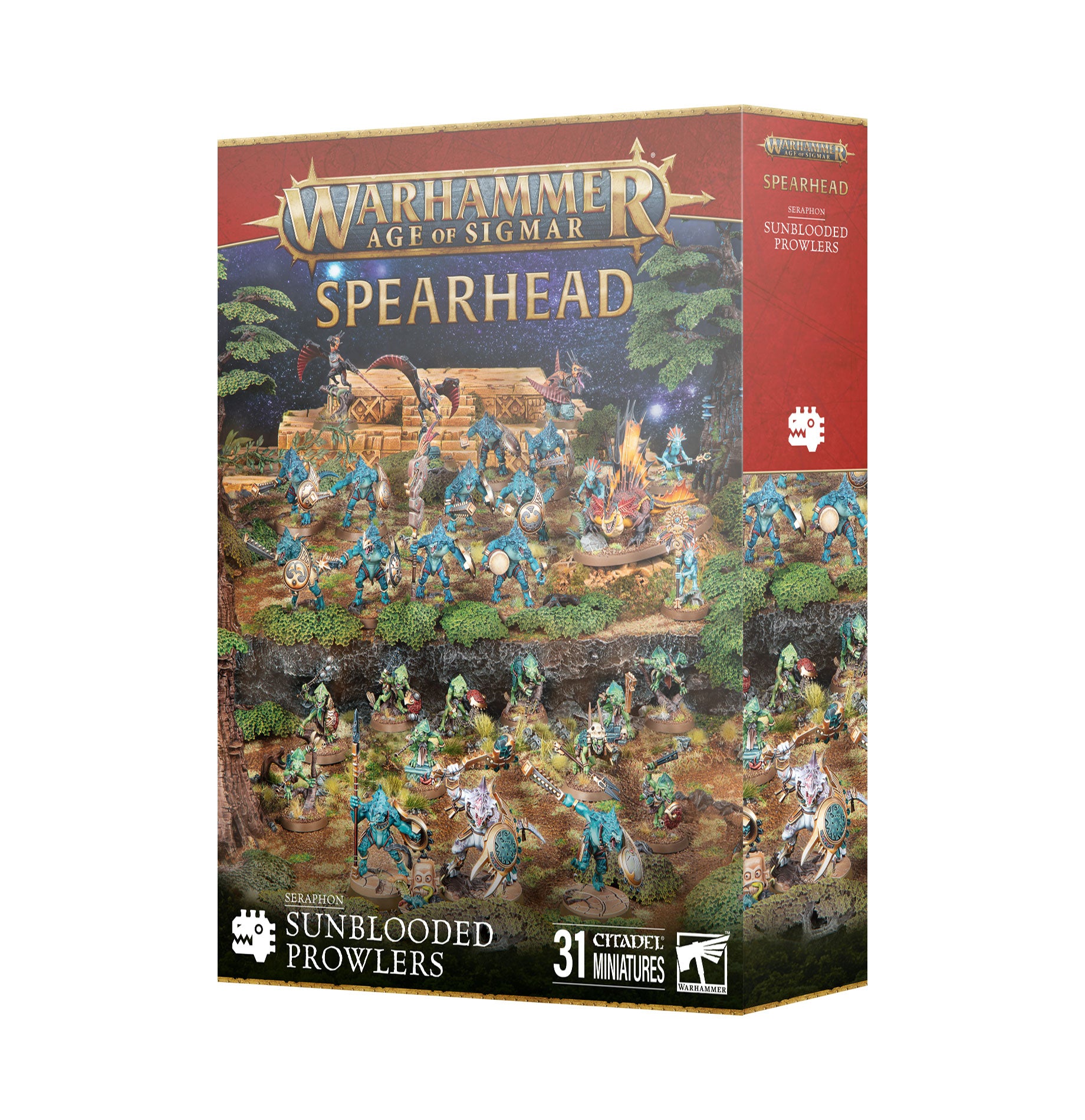 Warhammer - Age of Sigmar - spearhead, sunblooded prowlers miniatures. 