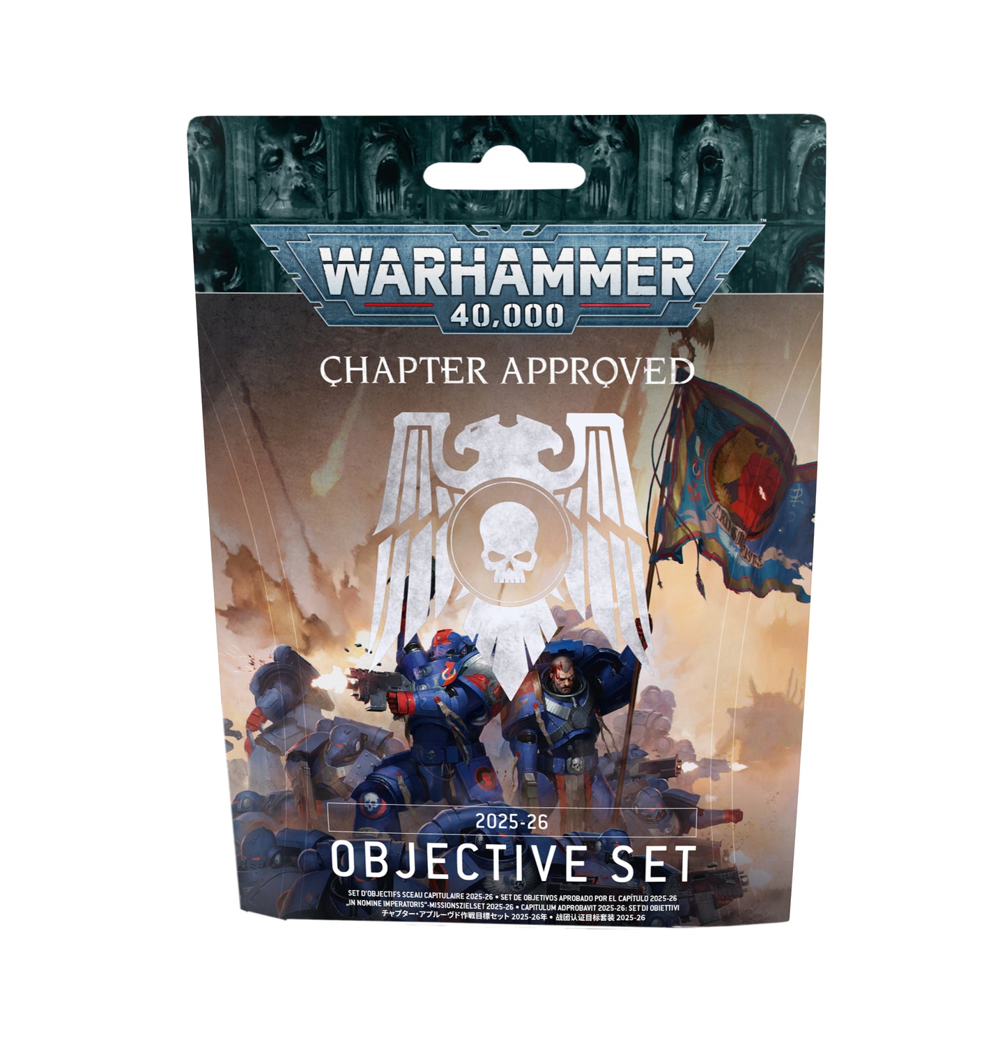 Warhammer 40,000 Chapter Approved objective set.