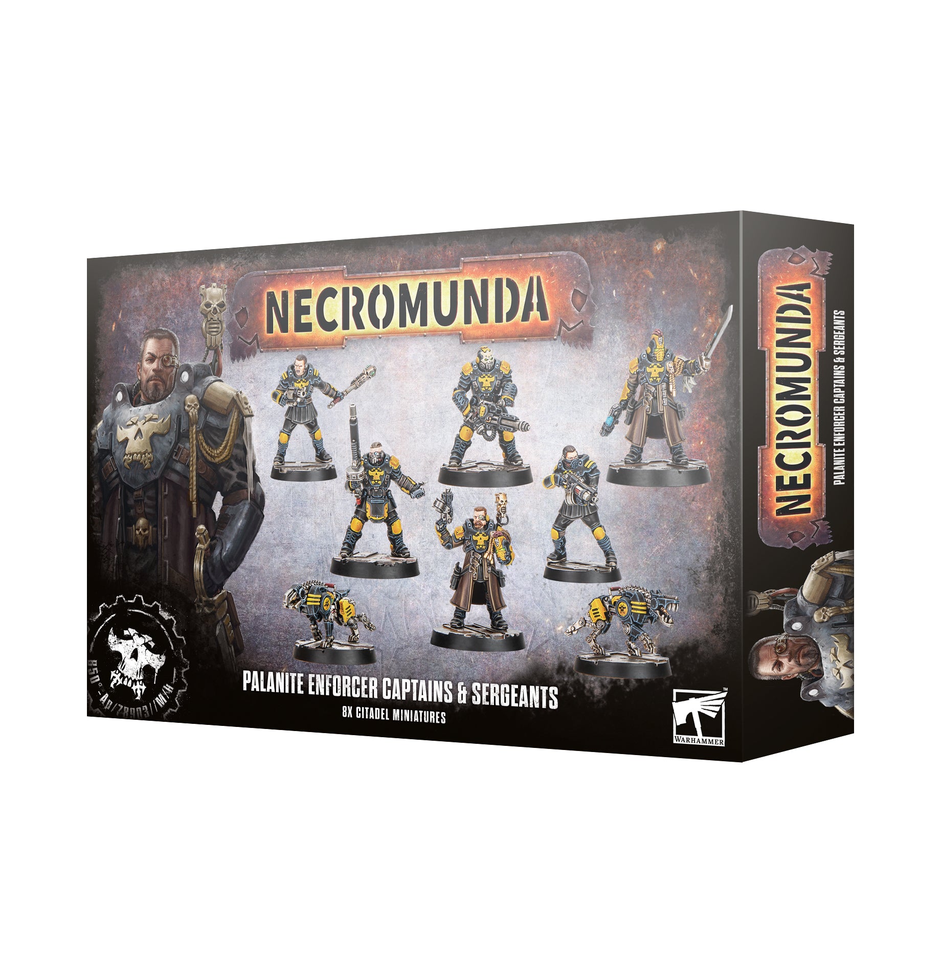 Necromunda: Palanite Enforcer Captains & Sergeants - Brazos Valley Hobby & Games