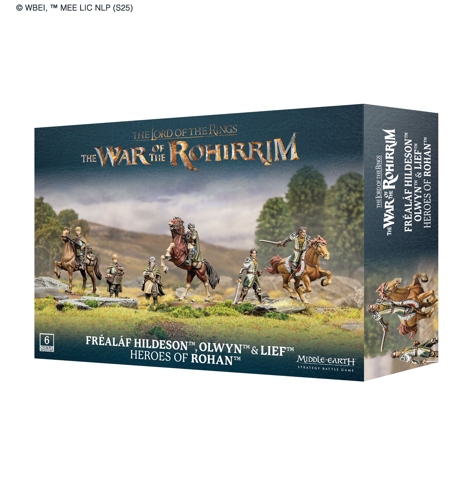 MESBG: Fréaláf Hildeson, Olwyn and Lief Heroes of Rohan - Brazos Valley Hobby & Games