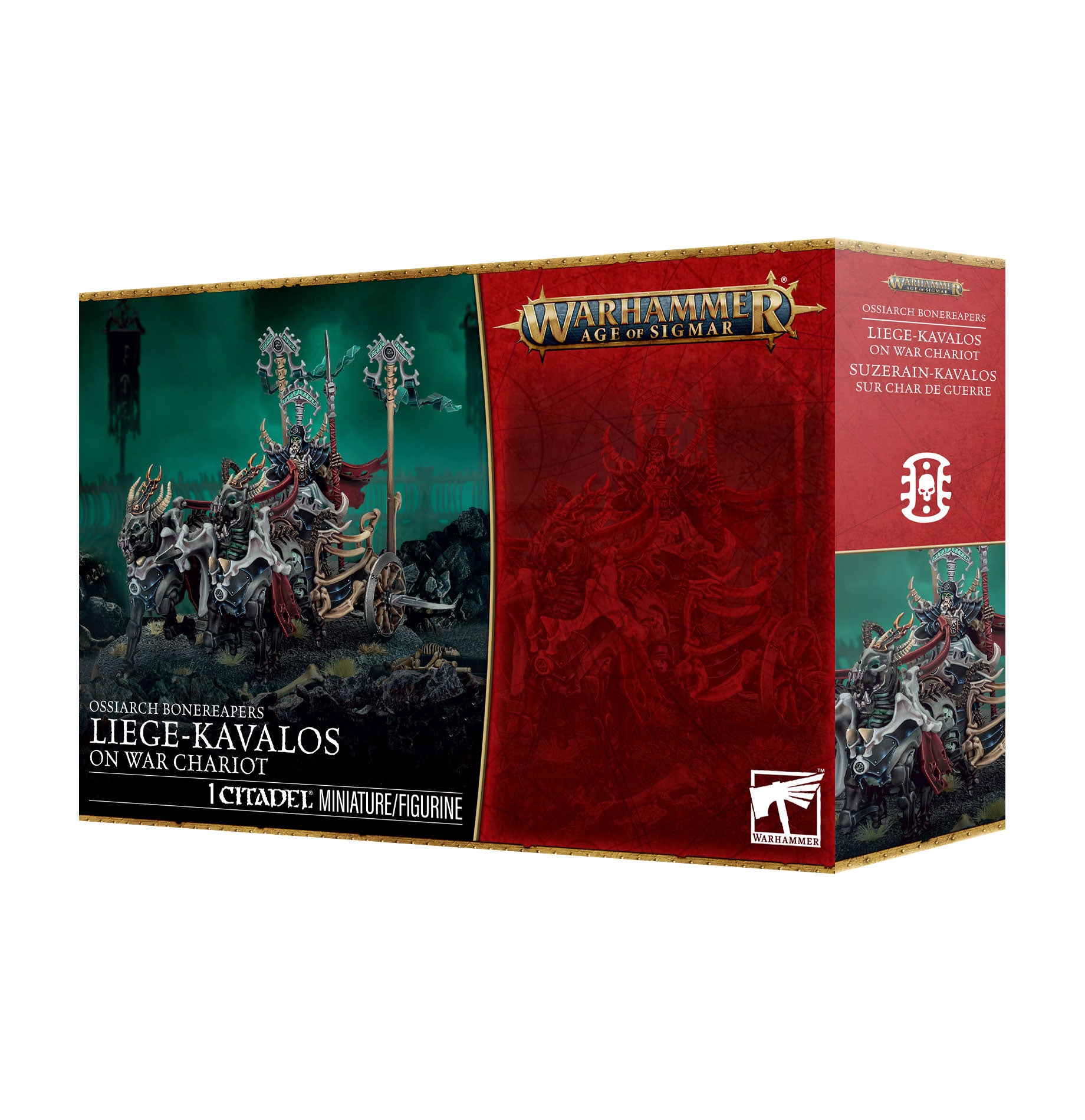 Ossiarch Bonereapers: Liege-Kavalos on War-Chariot - Brazos Valley Hobby & Games