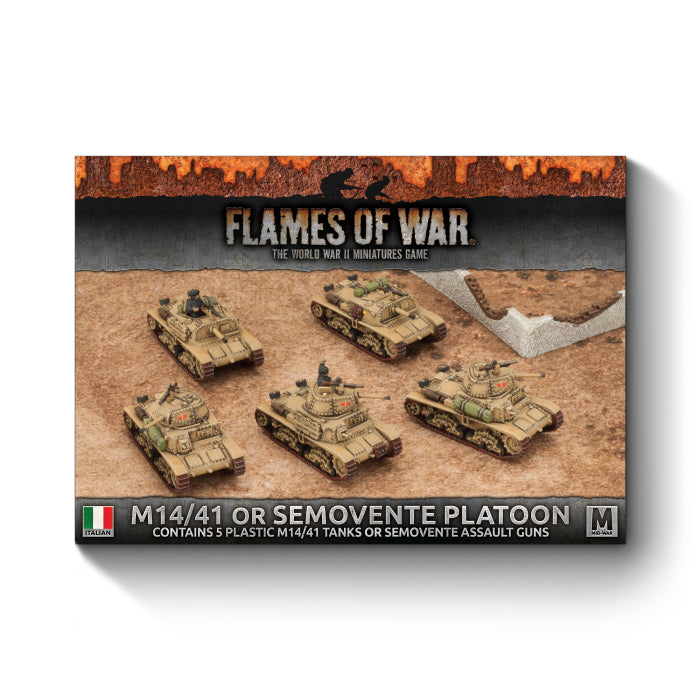 Flames of War - M14/41 or Semovente Platoon - Brazos Valley Hobby & Games