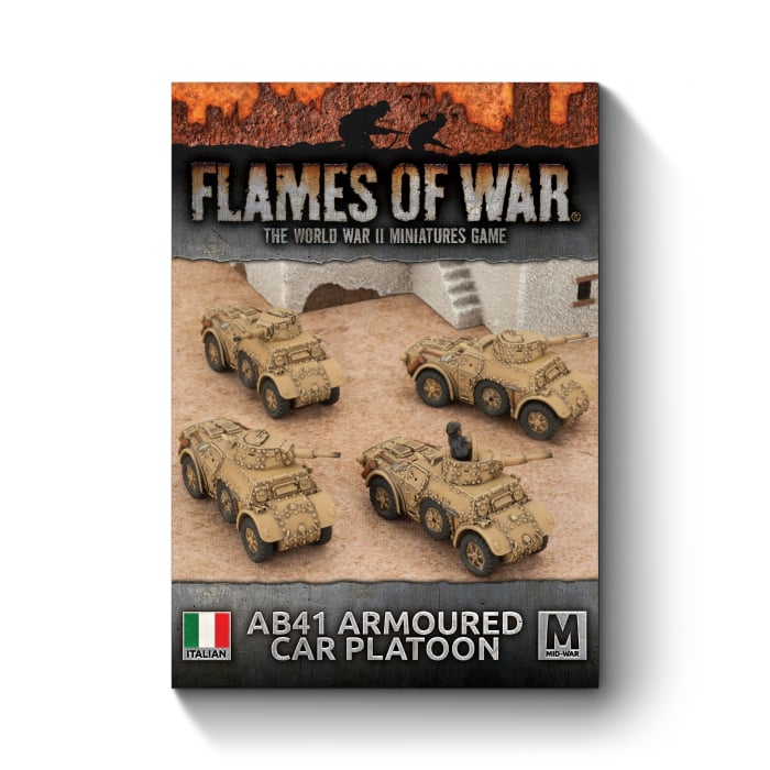 Flames of War - AB41 Armoured Car Platoon - Brazos Valley Hobby & Games
