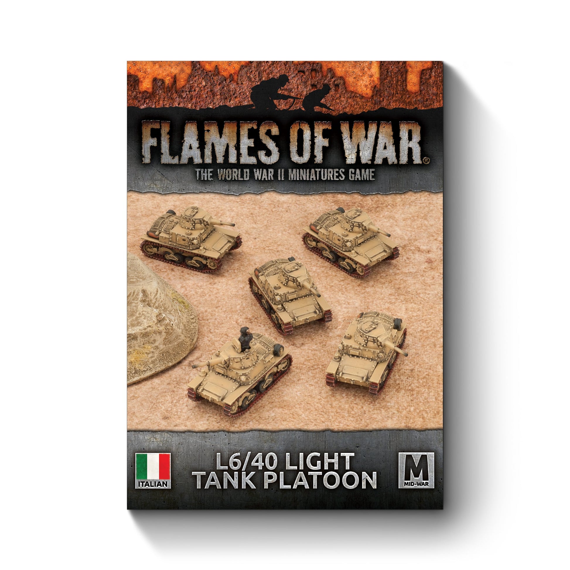 Flames of War - L6/40 Light Tank Platoon - Brazos Valley Hobby & Games