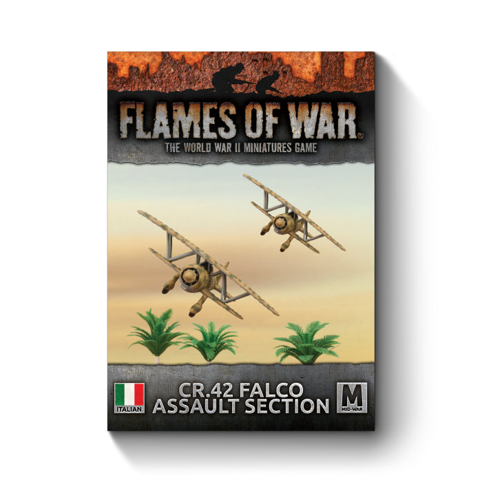 Flames of War - CR.42 Falco Assault Section - Brazos Valley Hobby & Games