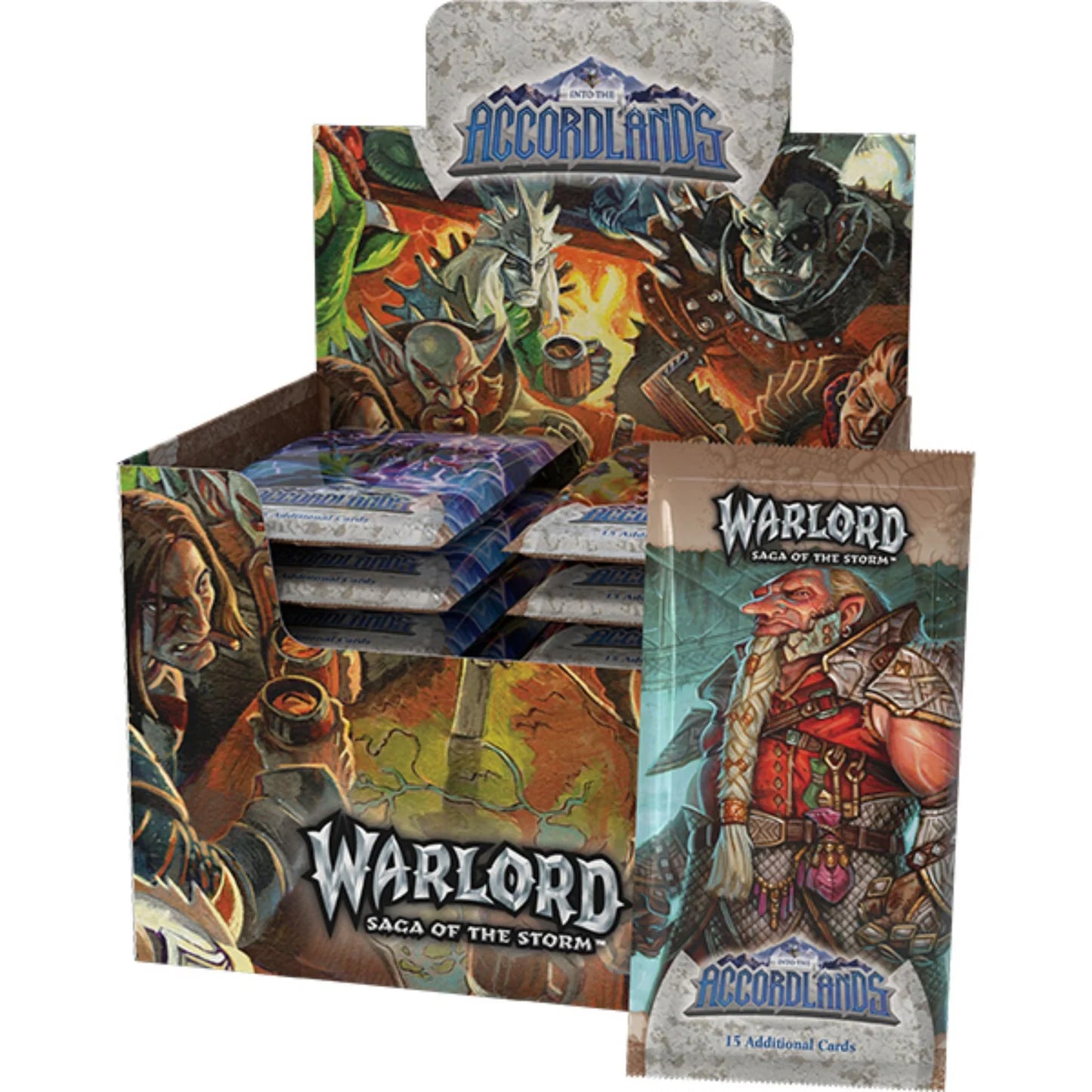 Warlord: Saga of the Storm - Into the Accordlands: Booster Pack - Brazos Valley Hobby & Games