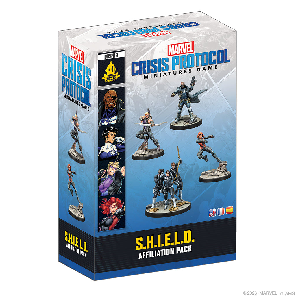 Marvel: Crisis Protocol - S.H.I.E.L.D. Affiliation Pack - Brazos Valley Hobby & Games