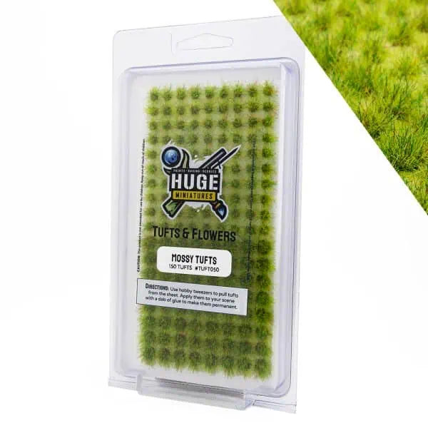 Huge Miniatures Grass Tufts - Brazos Valley Hobby & Games