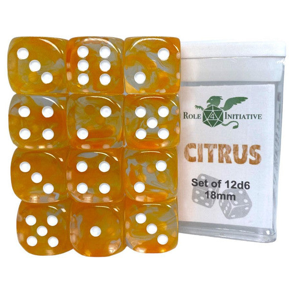 d6Cube 18mm Diffusion (12) - Brazos Valley Hobby & Games
