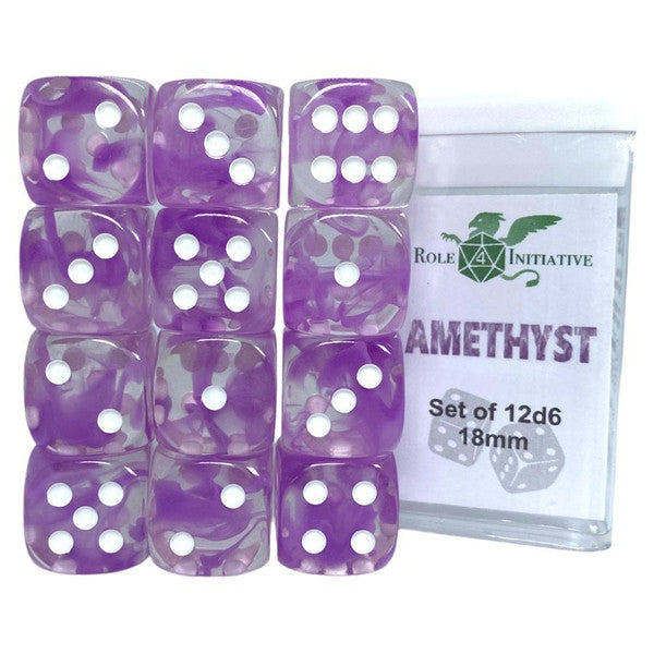 d6Cube 18mm Diffusion (12) - Brazos Valley Hobby & Games