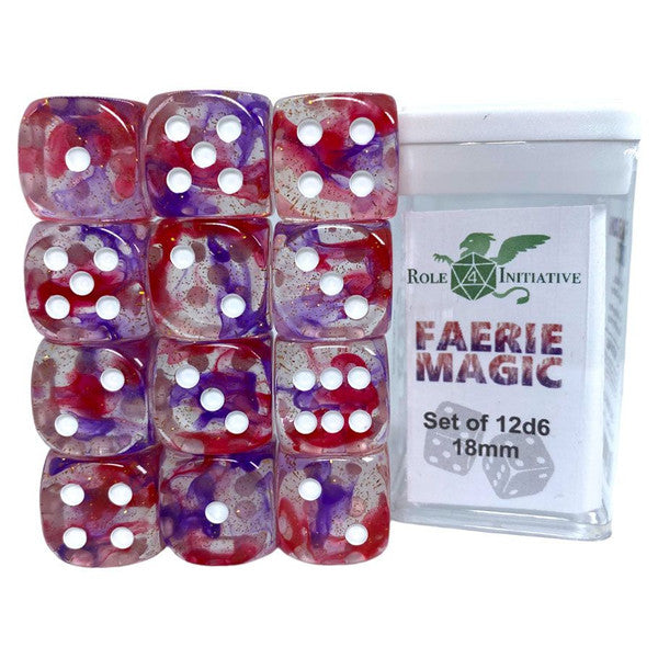 d6Cube 18mm Diffusion (12) - Brazos Valley Hobby & Games