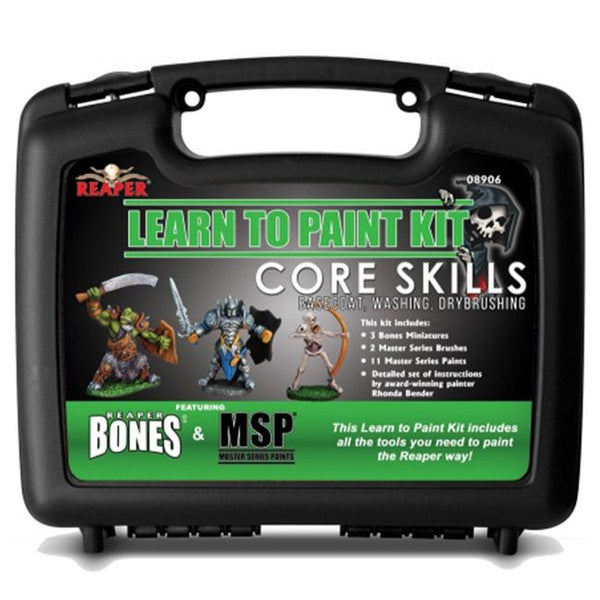 Bones: Learn to Paint Kit: Core Skills Basecoat, Washing and Drybrushing - Brazos Valley Hobby & Games