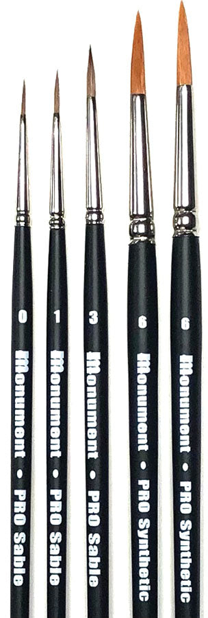 Monument Hobbies PRO Paintbrush Sets - Brazos Valley Hobby & Games