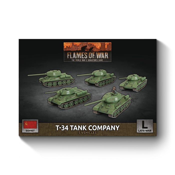 Flames of War - T-34 Tank Company - Brazos Valley Hobby & Games