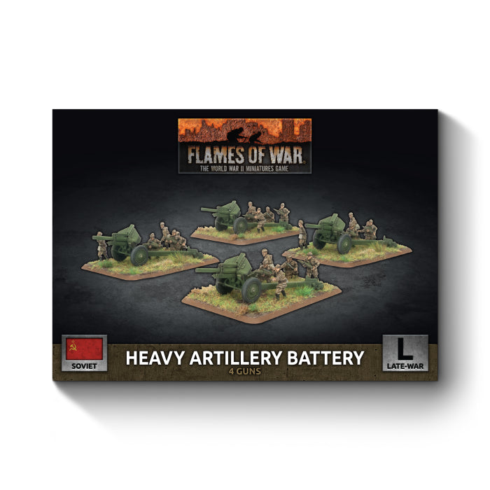 Flames of War - Heavy Artillery Battery - Brazos Valley Hobby & Games