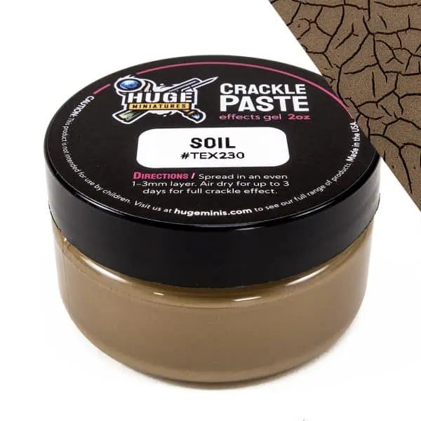 Huge Miniatures Crackle Pastes - Brazos Valley Hobby & Games
