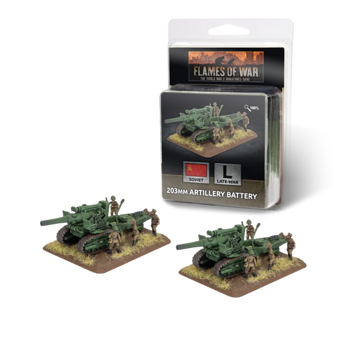 Flames of War - 203mm Artillery Battery - Brazos Valley Hobby & Games
