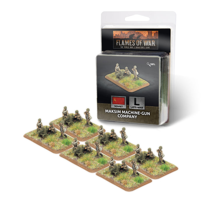 Flames of War - Maksim Machine-Gun Company - Brazos Valley Hobby & Games