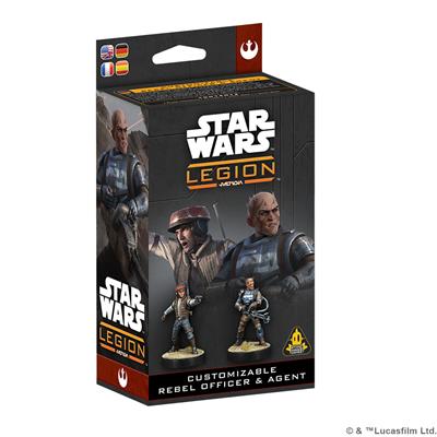 Star Wars: Legion - Customizable Rebel Officer & Agent - Brazos Valley Hobby & Games