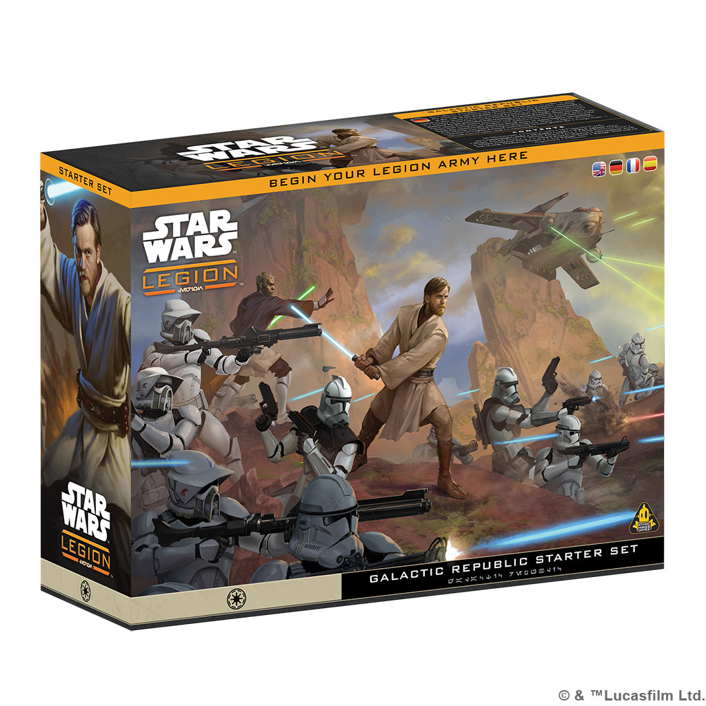 Star Wars: Legion - Galactic Republic Starter Set - Brazos Valley Hobby & Games