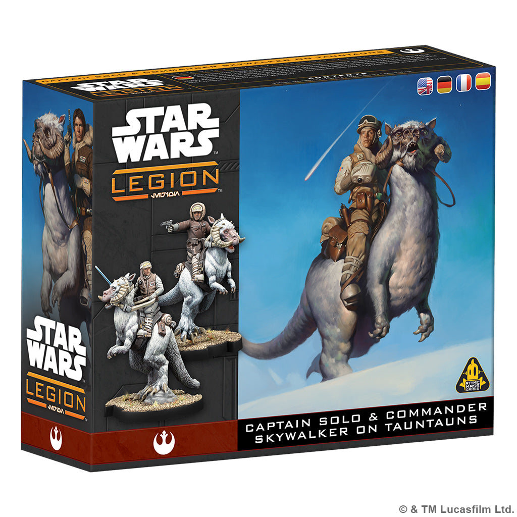 Star Wars: Legion - Captain Solo & Commander Skywalker on Tauntauns - Brazos Valley Hobby & Games