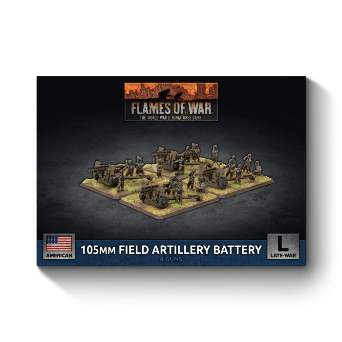 Flames of War - 105mm Field Artillery Battery - Brazos Valley Hobby & Games