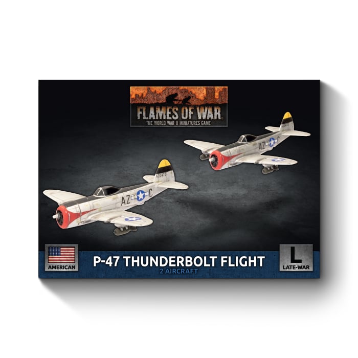 Flames of War - P-47 Thunderbolt Fighter Flight - Brazos Valley Hobby & Games