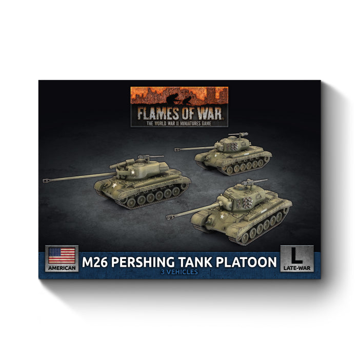 Flames of War - M26 Pershing Tank Platoon - Brazos Valley Hobby & Games