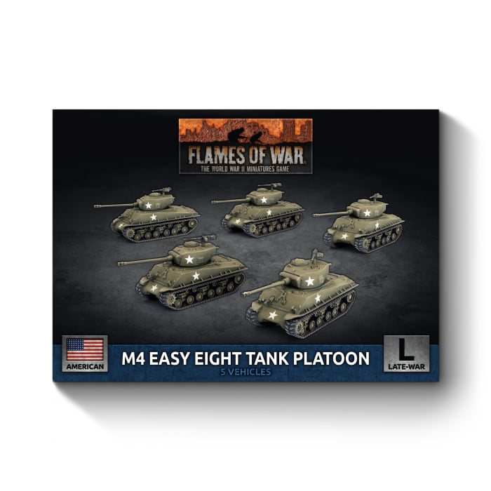 Flames of War - M4 Easy Eight (76mm) Platoon - Brazos Valley Hobby & Games