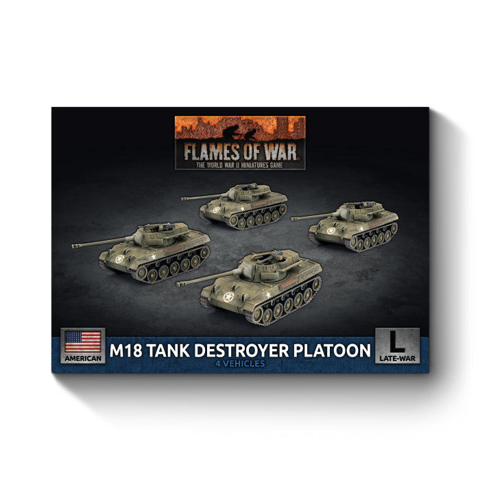 Flames of War - M18 Hellcat (76mm) Tank Destroyer Platoon - Brazos Valley Hobby & Games