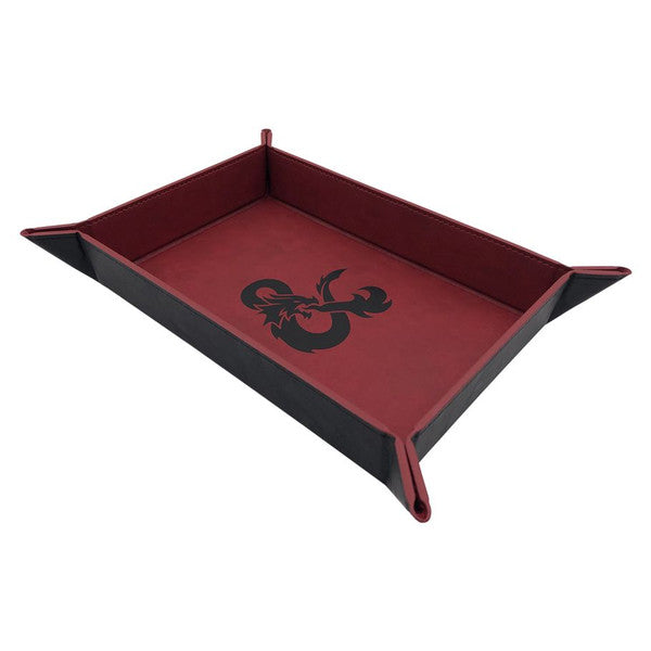 D&D: Foldable Red/Black Dice Tray - Brazos Valley Hobby & Games