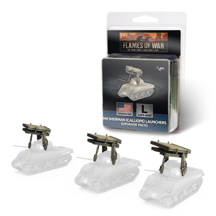 Flames of War - M4 Sherman Calliope Launchers Upgrade Pack - Brazos Valley Hobby & Games