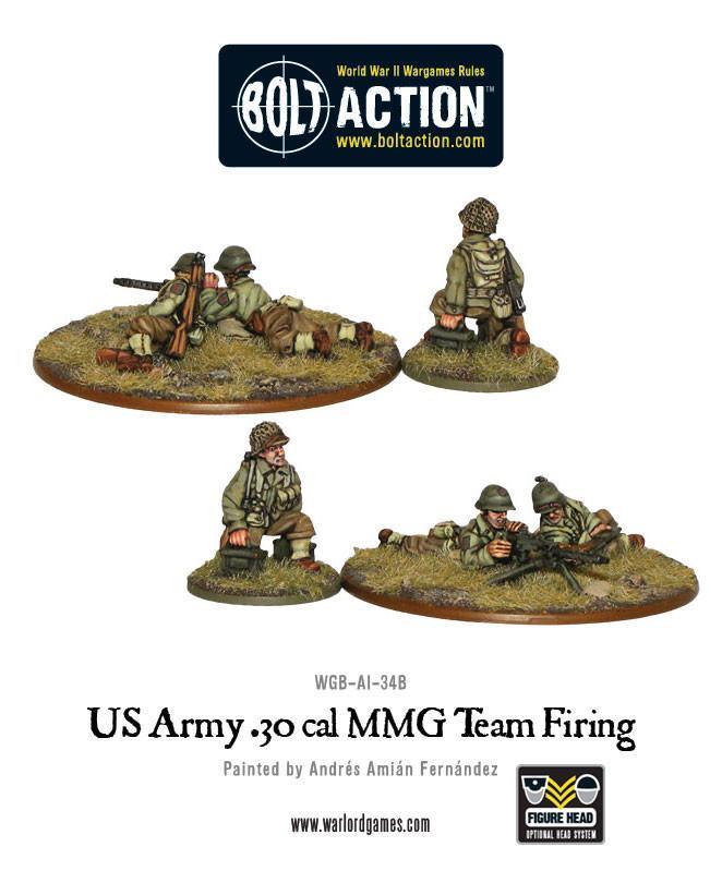 Bolt Action: US Army .30 Cal. MMG Team - Brazos Valley Hobby & Games