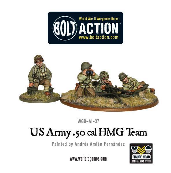 Bolt Action: US Army .50 Cal. HMG Team - Brazos Valley Hobby & Games