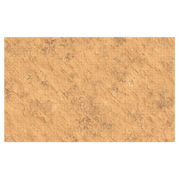 Map board with grids and rocky background. 
